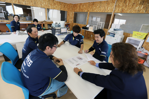 お客様の希望とコンセプト案を大切に。